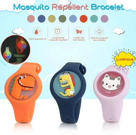 Kids Mosquito Repellent Watch With Led Lights, Lightweight Natural Mosquito Repellent Bracelet