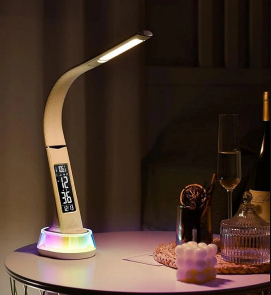 Table Lamp with RGB Lights & LED Display