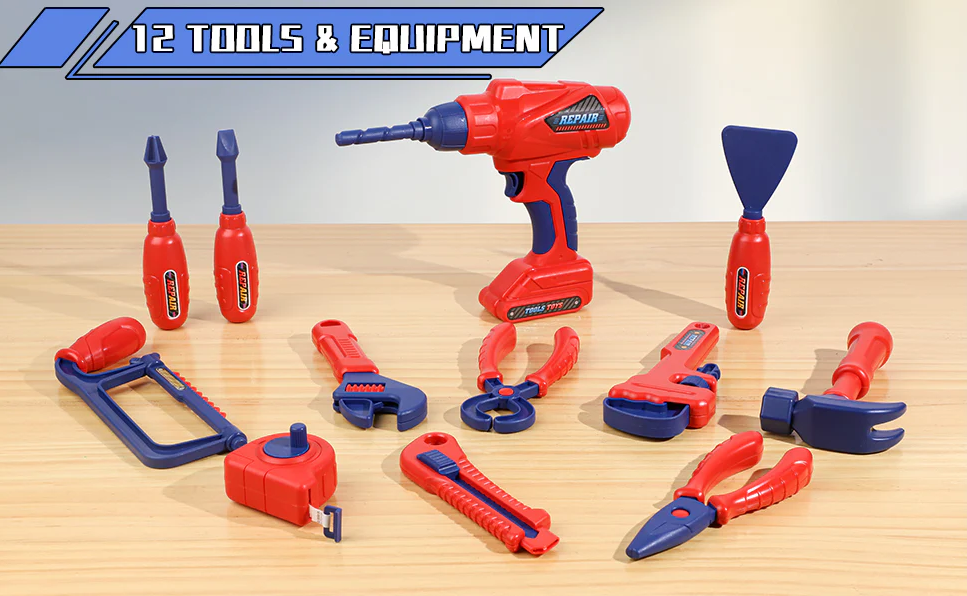 Electric Drill with Tool Accessories