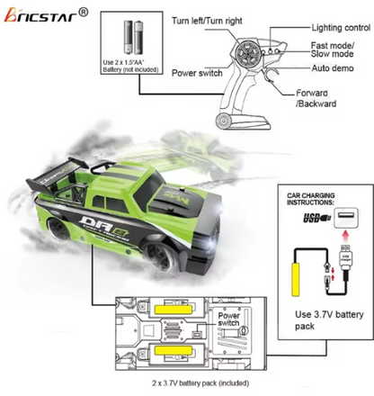 RC DRIFT HIGH SPEED SPORTS RACING CAR