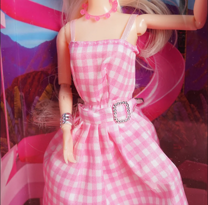 BARBIE DOLL PINK DRESS FOR GIRLS