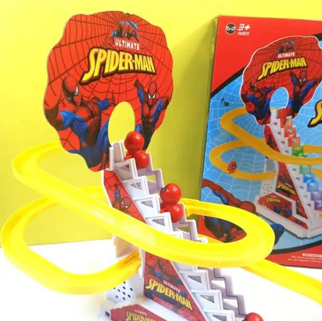 MUSICAL SPIDER MAN ROLLAR COASTER TRACK WITH LIGHTS