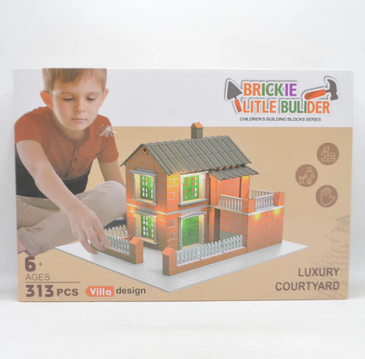 LUXURY COURTYARD BRICKIE LITTLE BUILDER BLOCKS