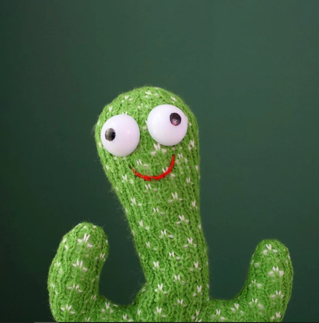 Cute Dancing and Talking Cactus Toy